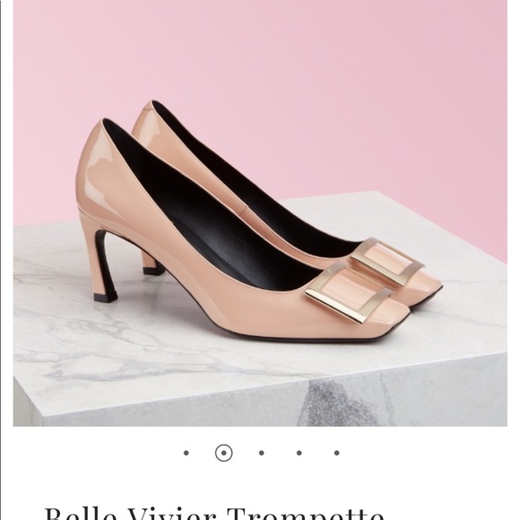 Pink Belle Trompette In Patent Leather Pumps - Picture 6 of 6